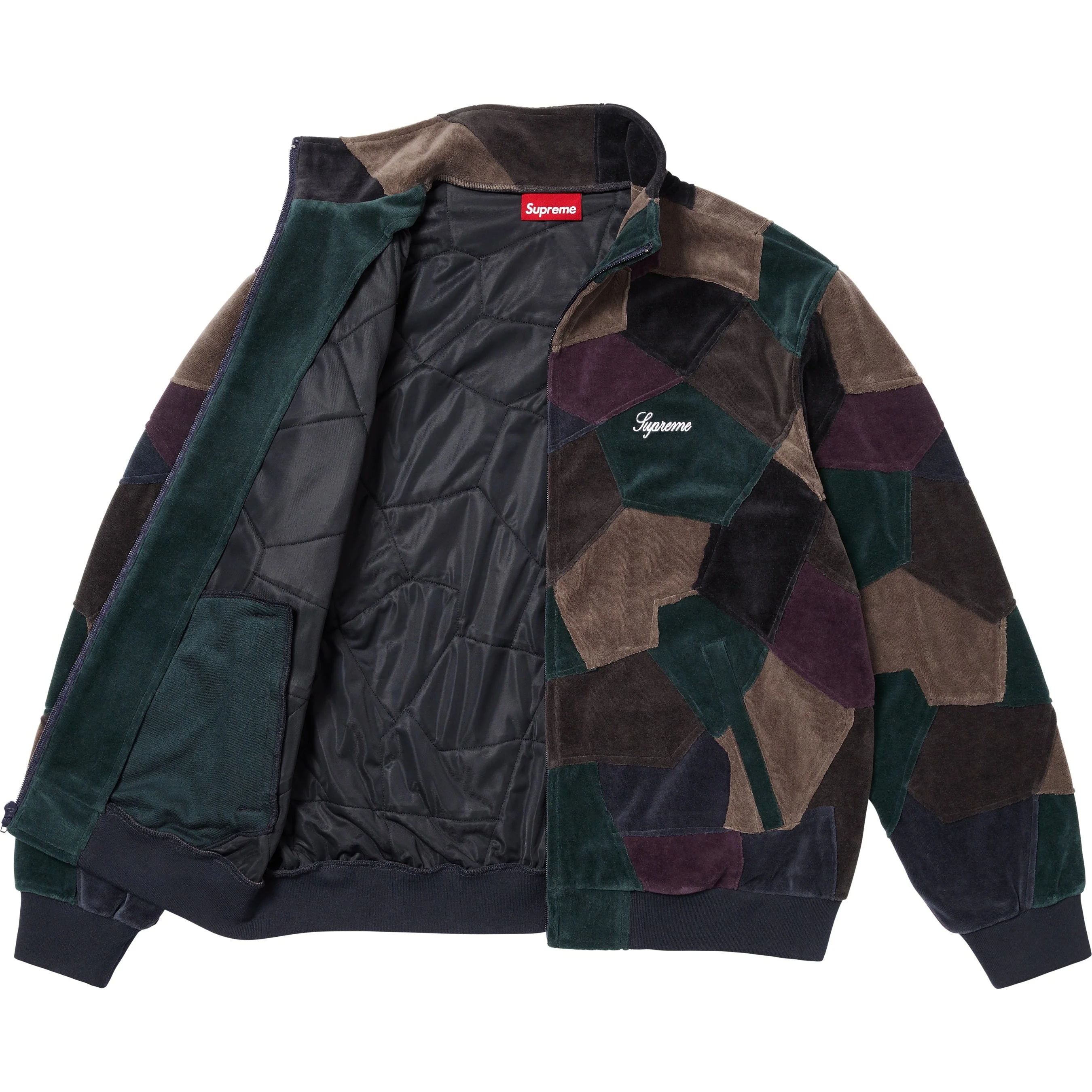 Patchwork Velour Track Jacket view 14